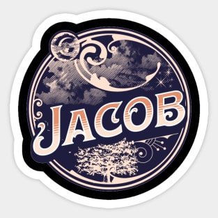 Jacob Name Tshirt Sticker